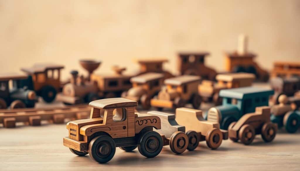 wooden vehicles