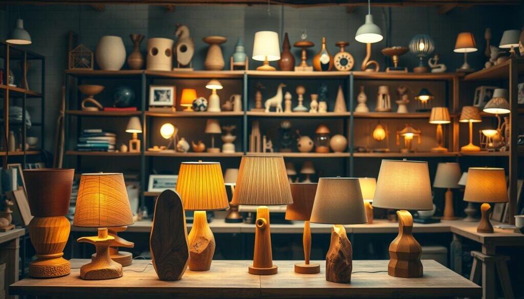 DIY wood lamp projects
