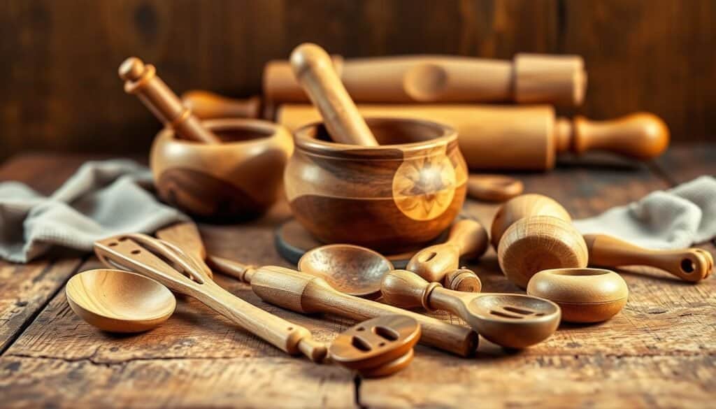 DIY wooden kitchen utensils