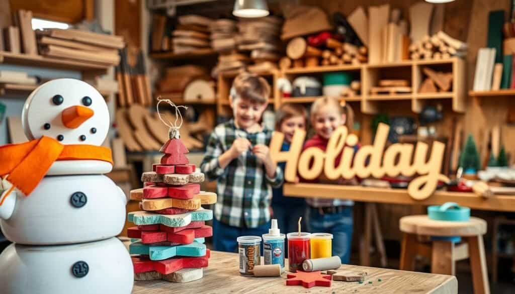 Kid-friendly wood crafts