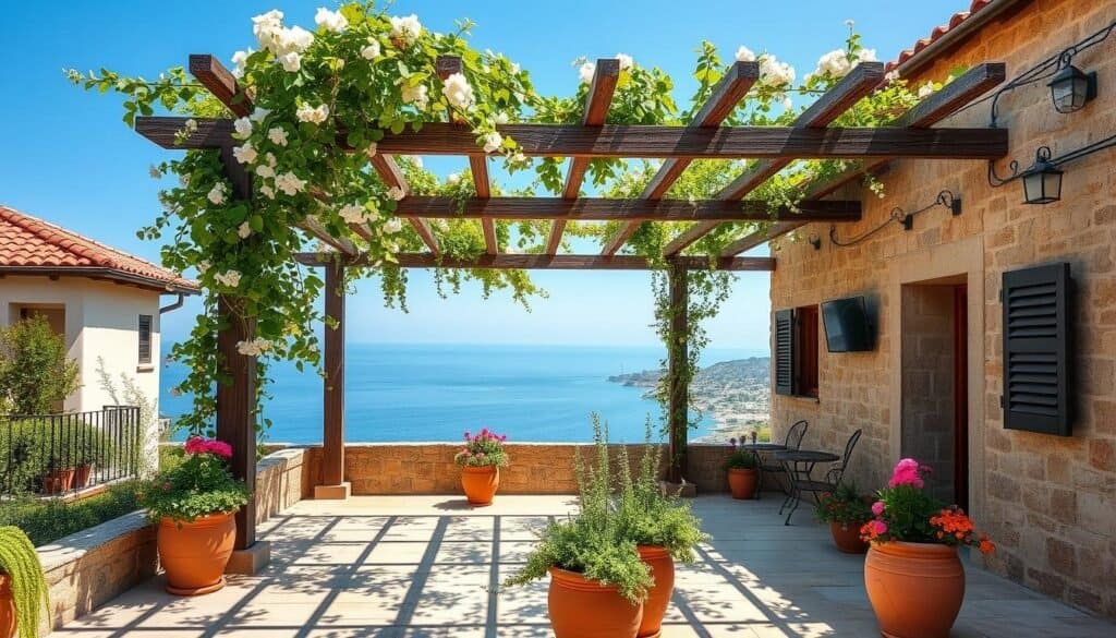 Mediterranean pergola inspirations