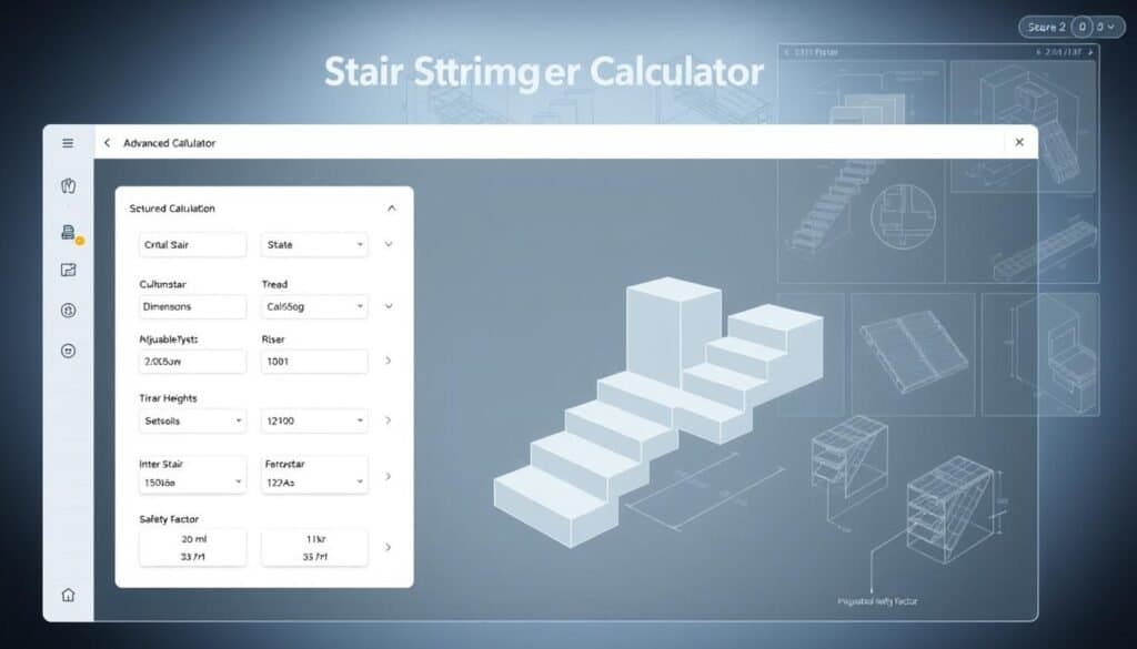 advanced stair stringer calculator features