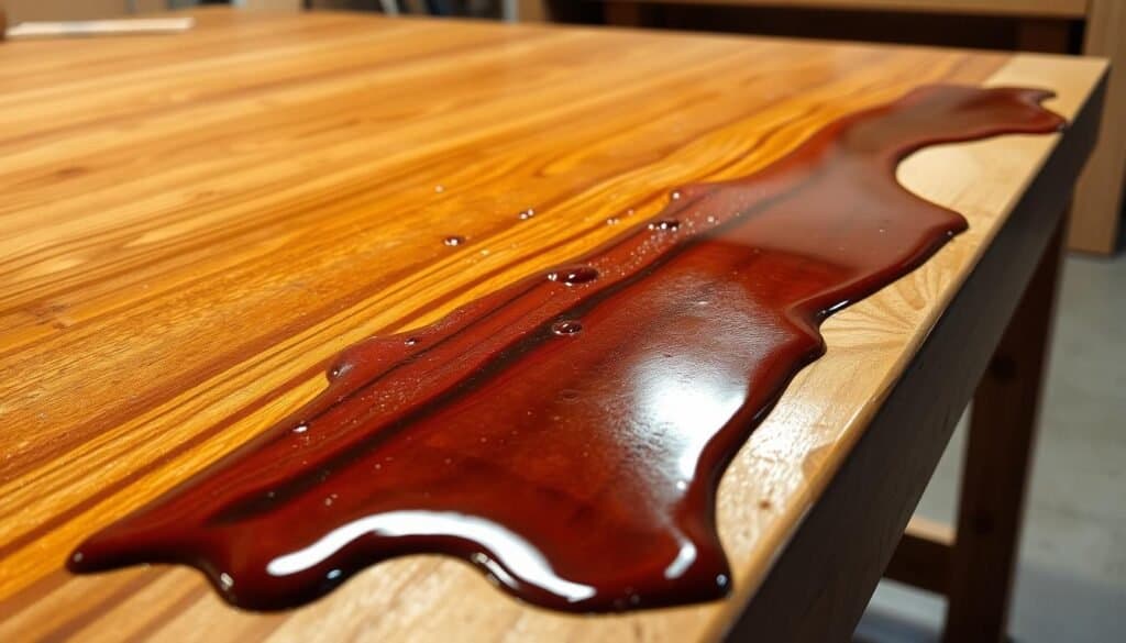 applying too much finish