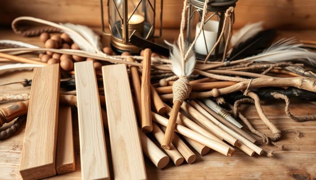 boho diy wood gifts materials
