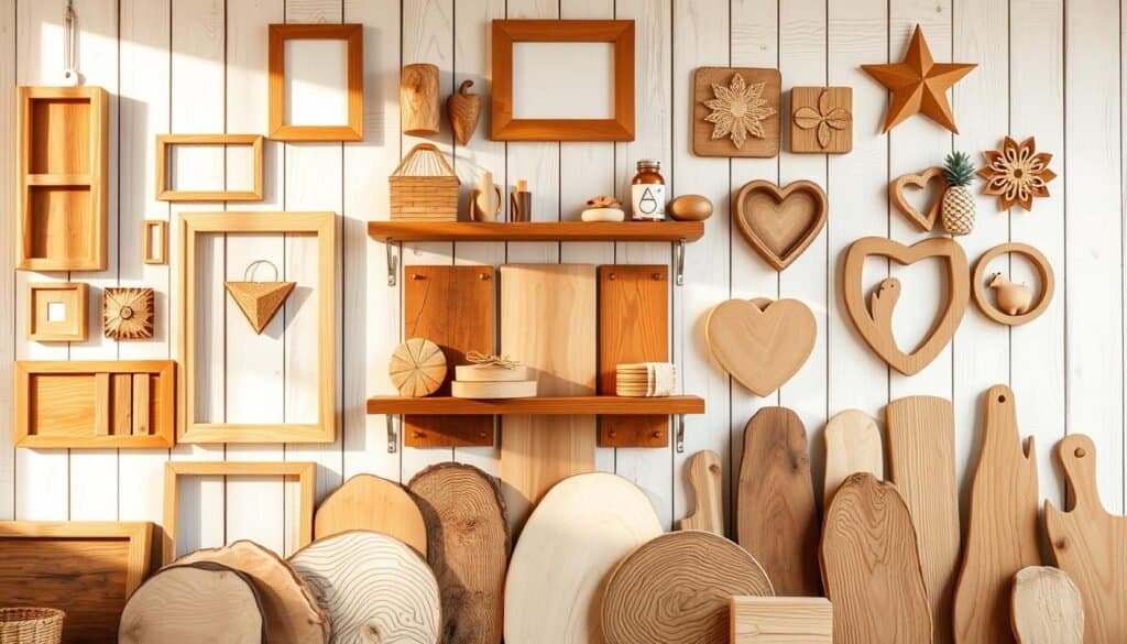 budget-friendly wood wall decor