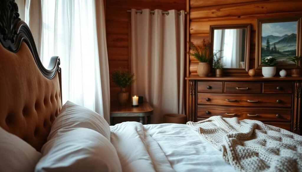 cozy wooden touches for bedrooms