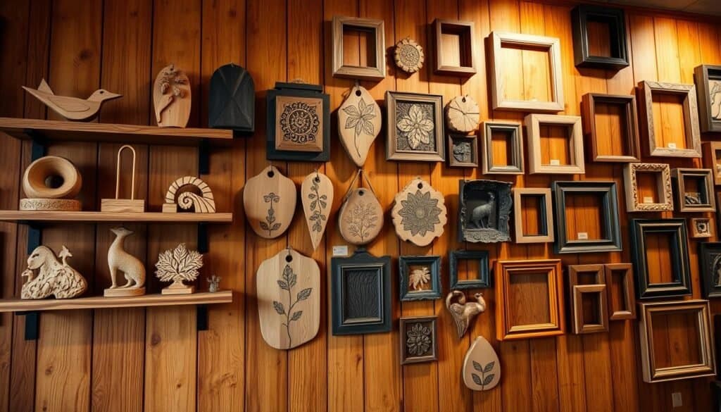 creative wood crafts for walls
