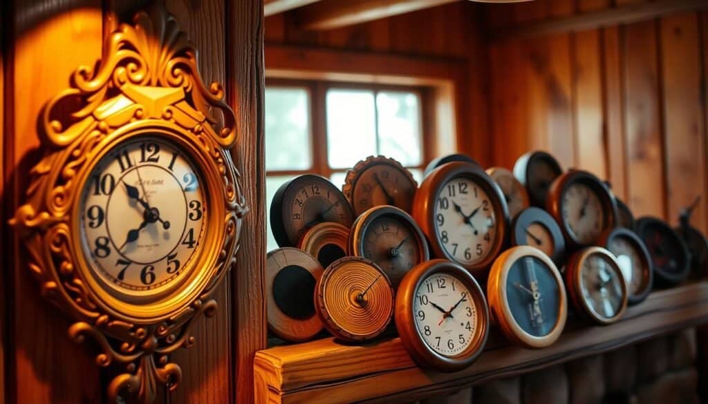 custom wooden clocks