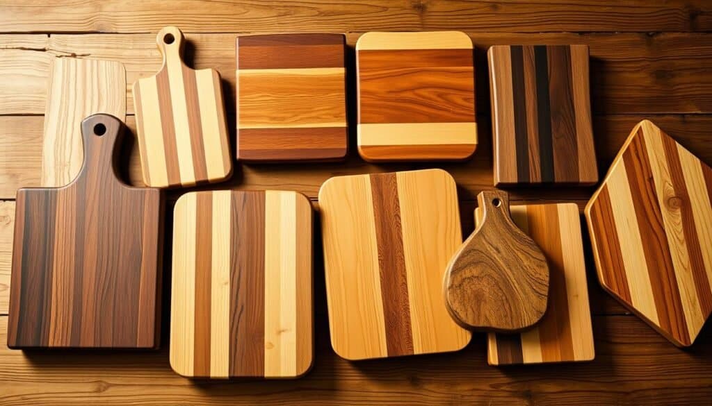 cutting board wood selection