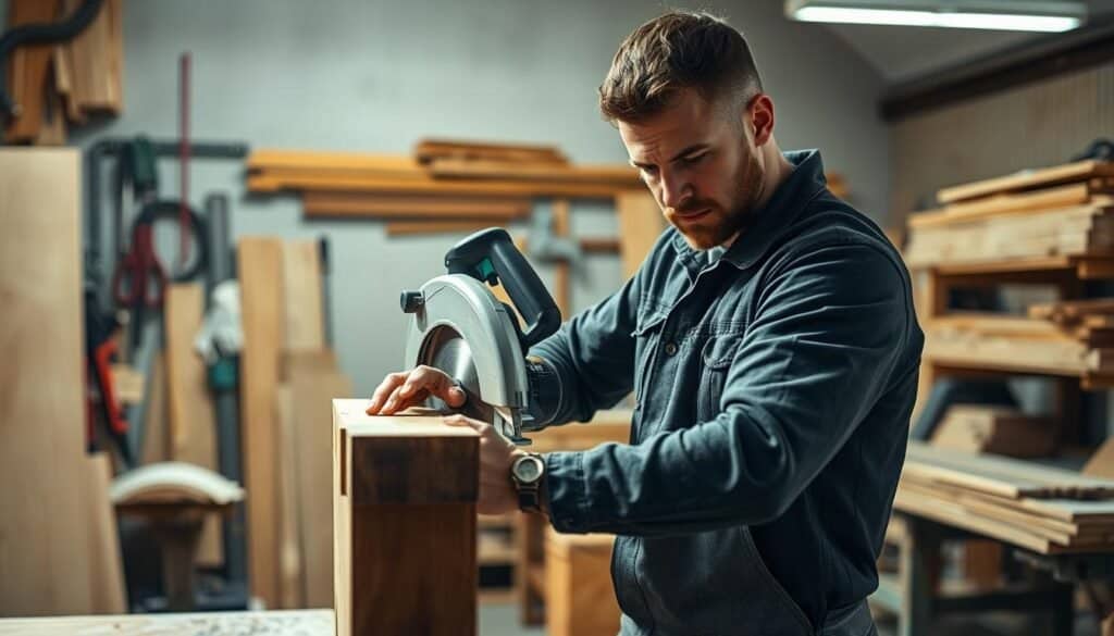cutting wood like a pro