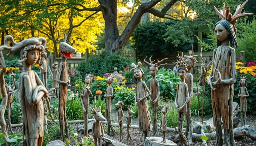 decorative garden art sculptures