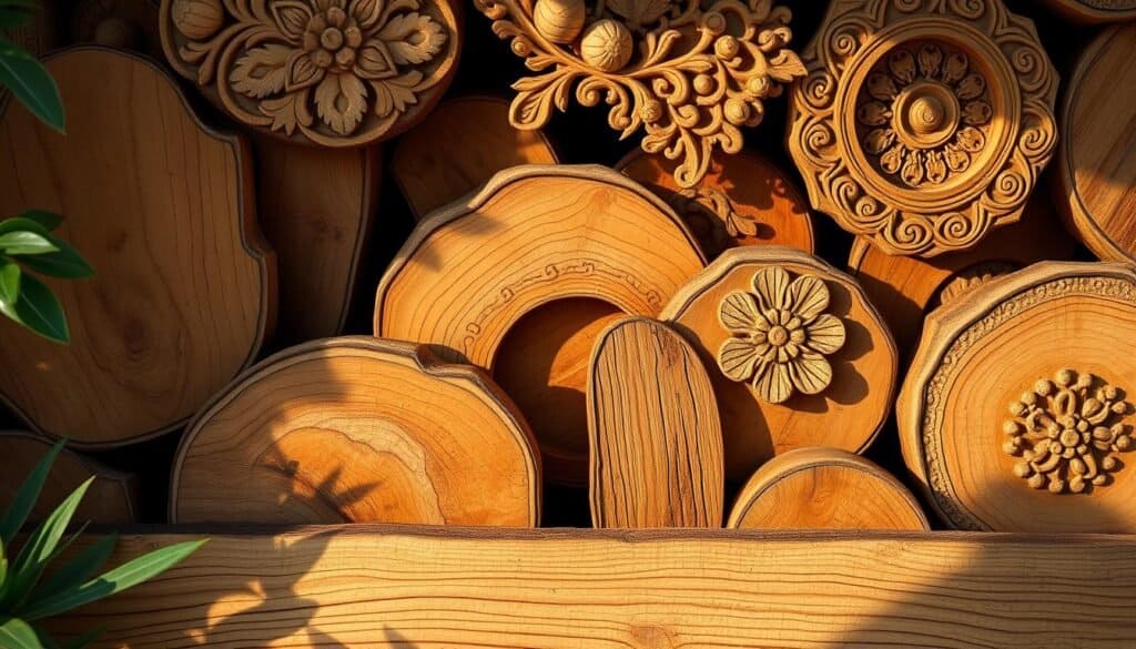 decorative wooden elements