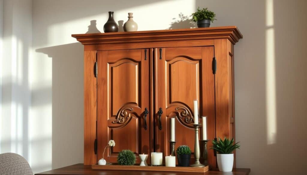 decorative wooden storage