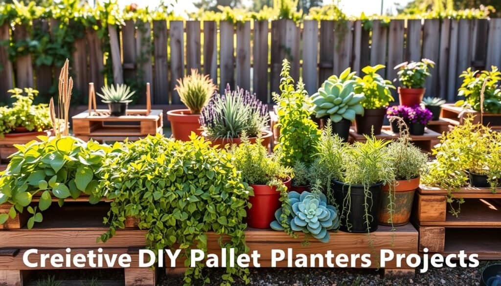 diy pallet planters