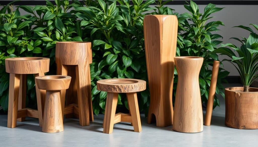 diy wooden plant stands that bring nature indoors