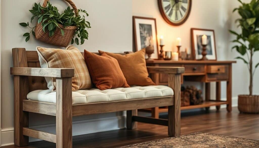 entry bench decor