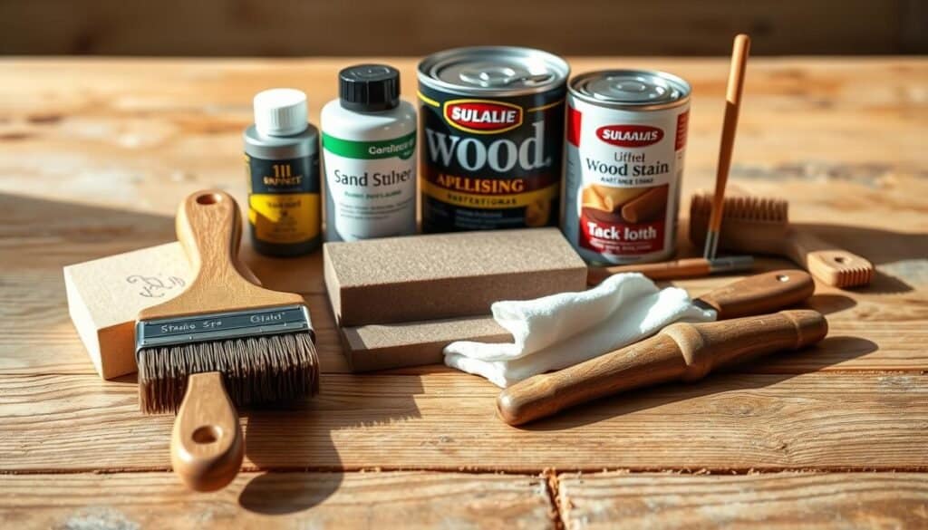 essential tools for wood staining