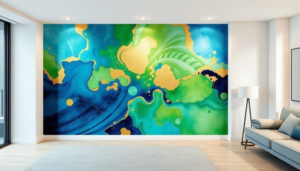 eye-catching accent walls
