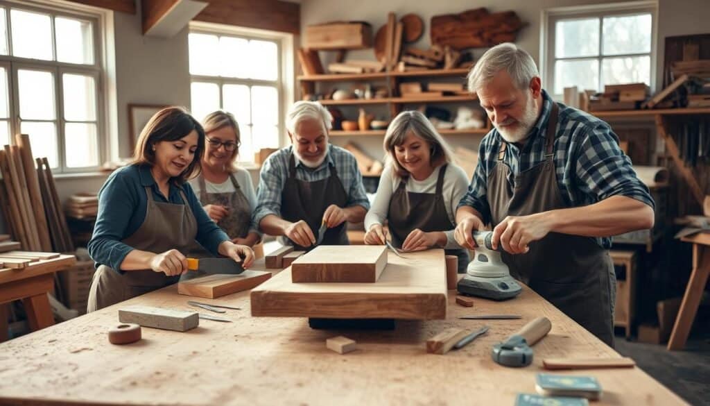 family woodworking