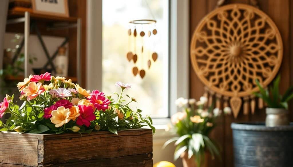 fresh spring wood décor ideas