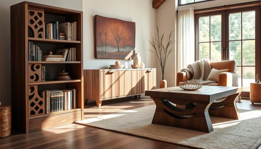 functional wood décor