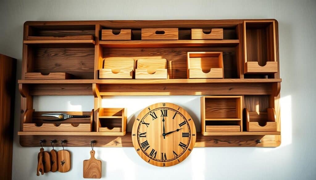functional wood wall decor
