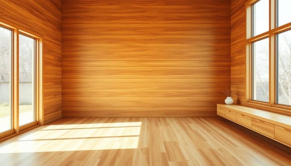 horizontal wood paneling