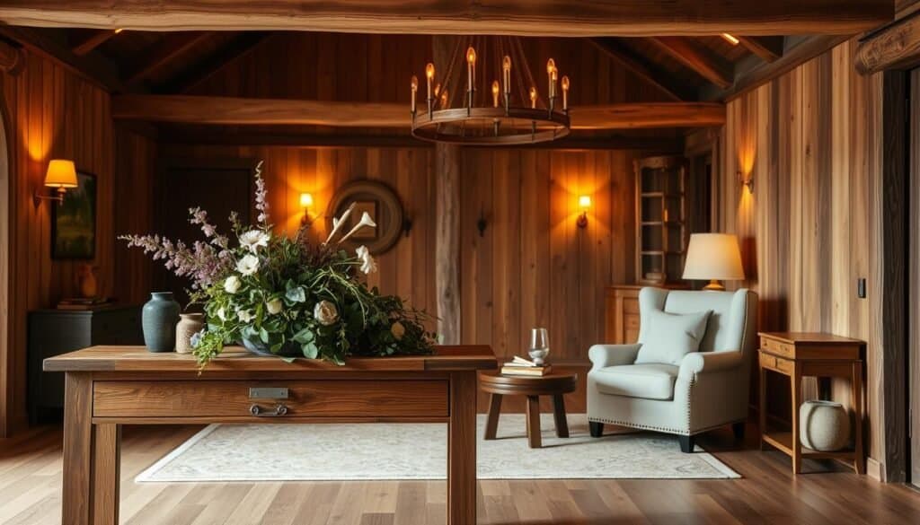 indoor wood accents