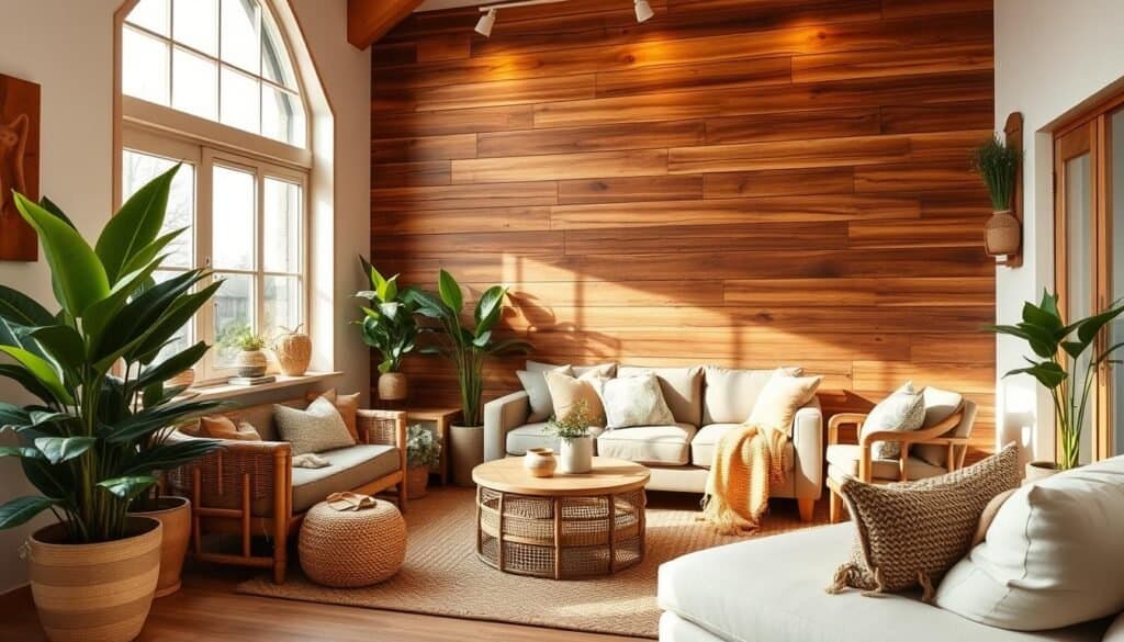 integrating wood decor