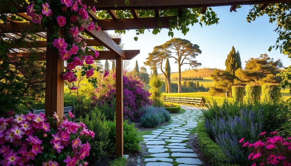 landscaping around your pergola