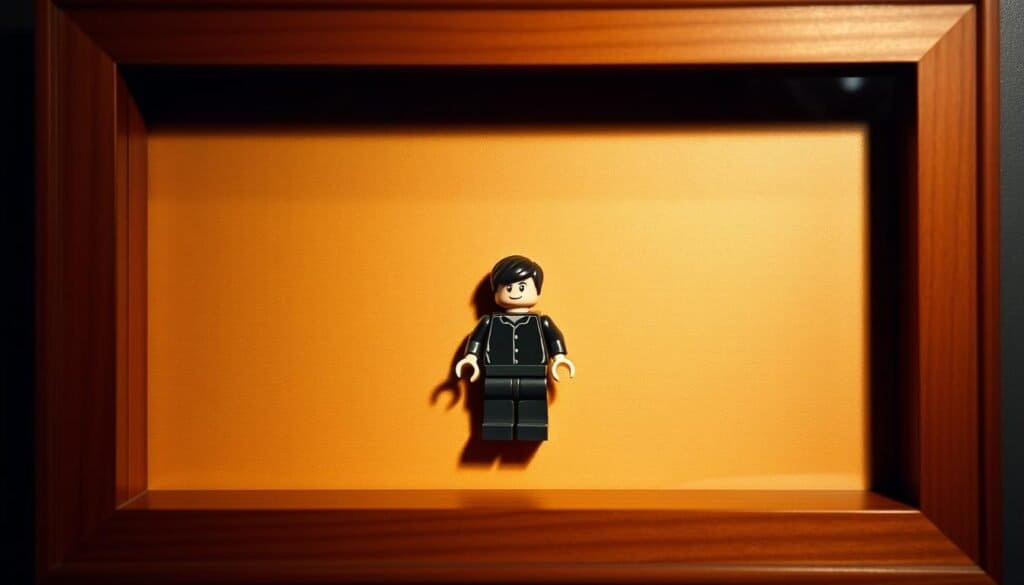 lego man shadow box