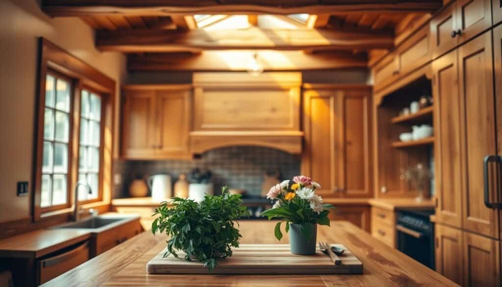 maintaining wood beauty in kitchen spaces