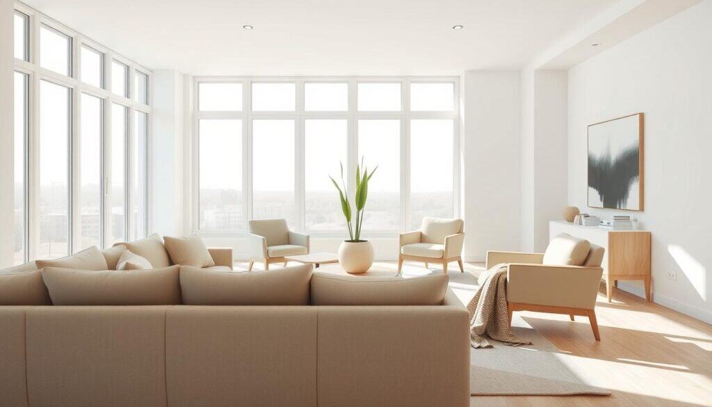 minimalist elegant living room