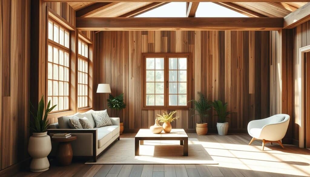 modern farmhouse aesthetic wood