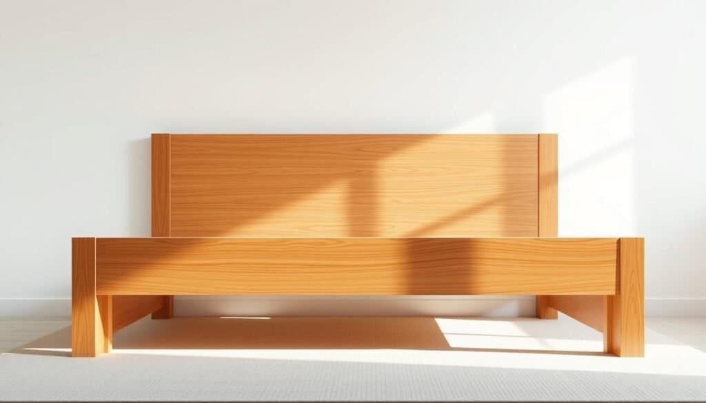 modern minimalist wood bed frames