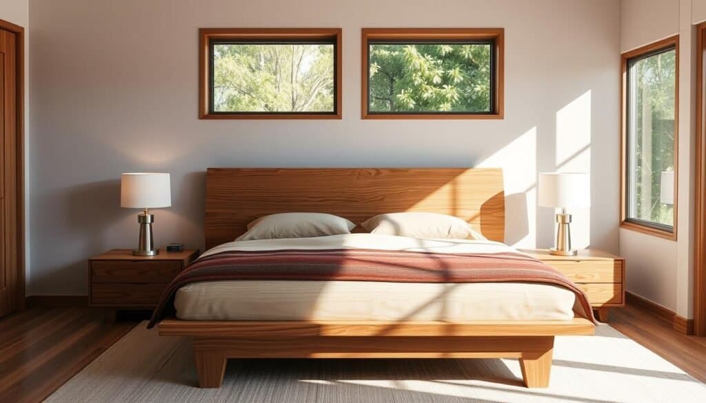modern wood bed styles