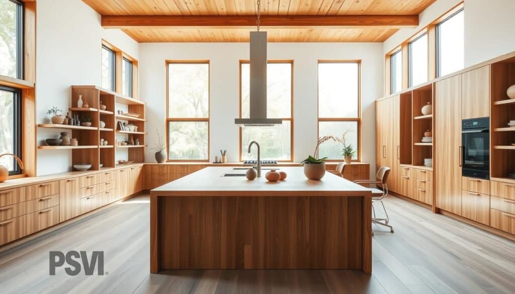 modern wood kitchen