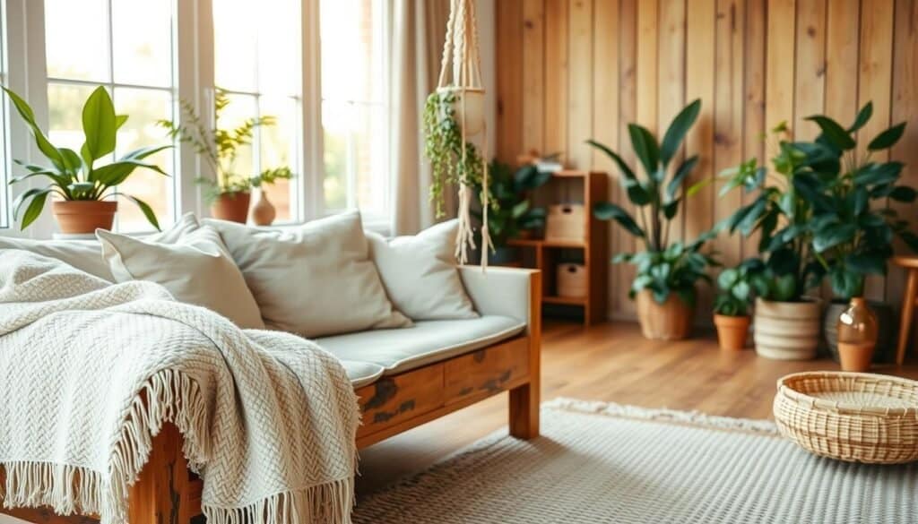 natural fabrics cozy spaces