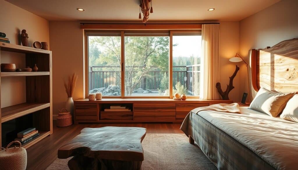 natural wood décor
