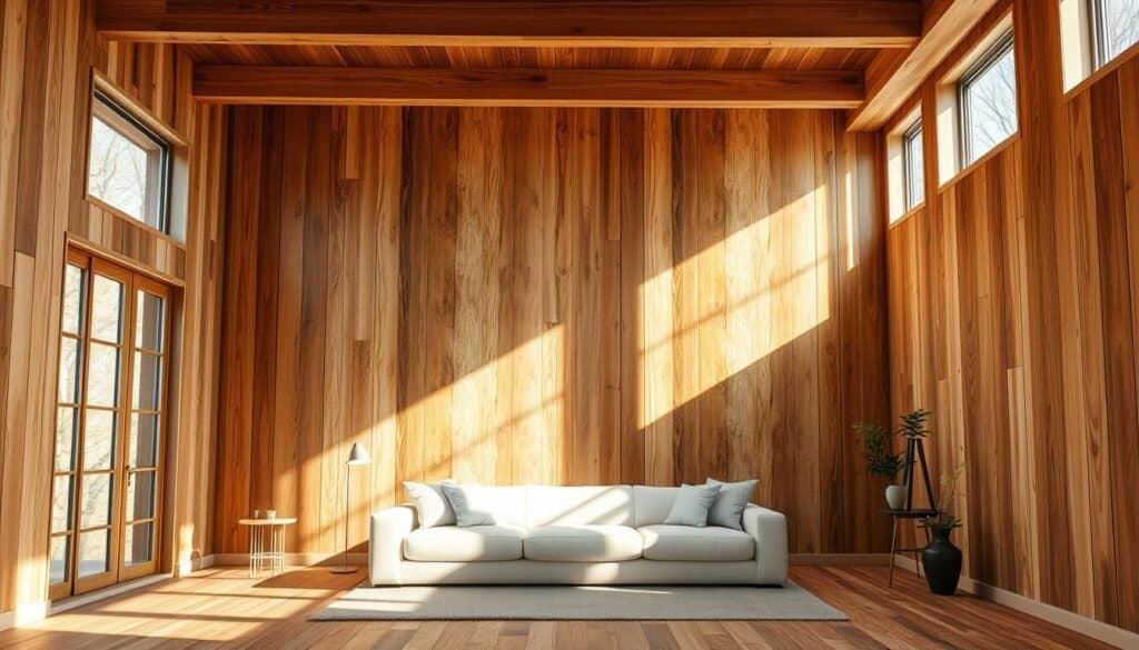natural wood wall color