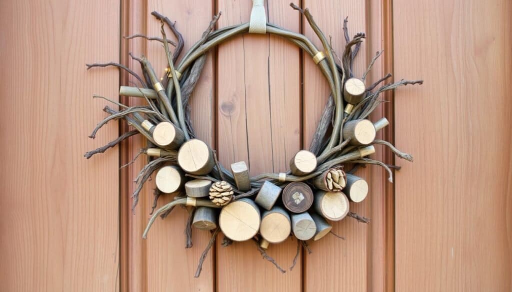 natural wood wreaths