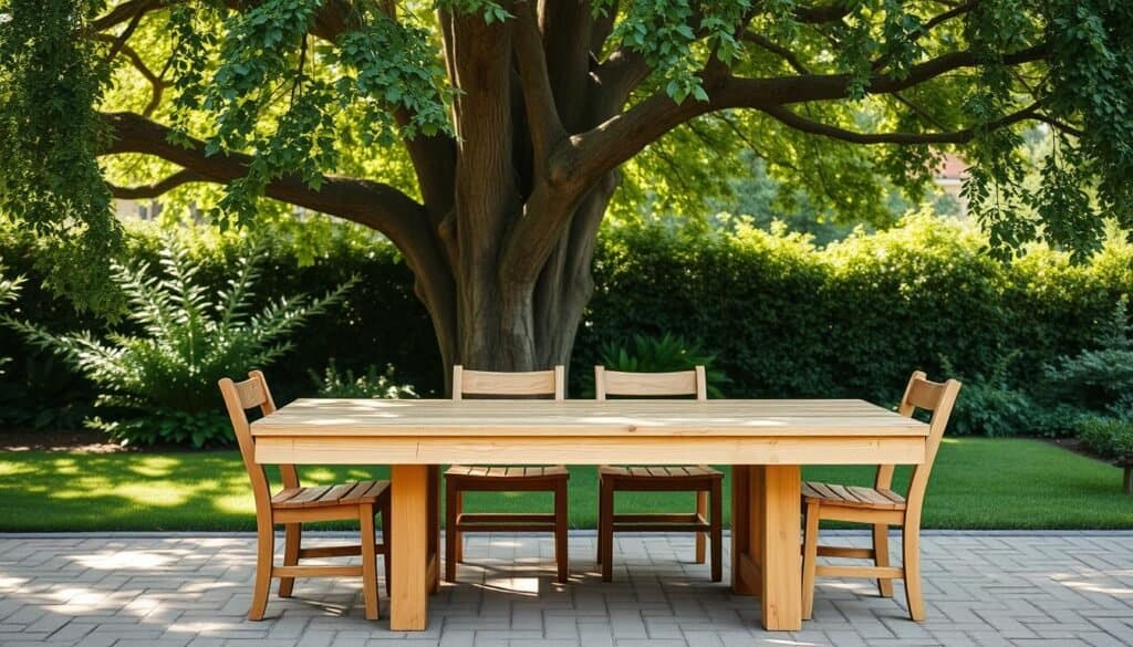 outdoor dining table