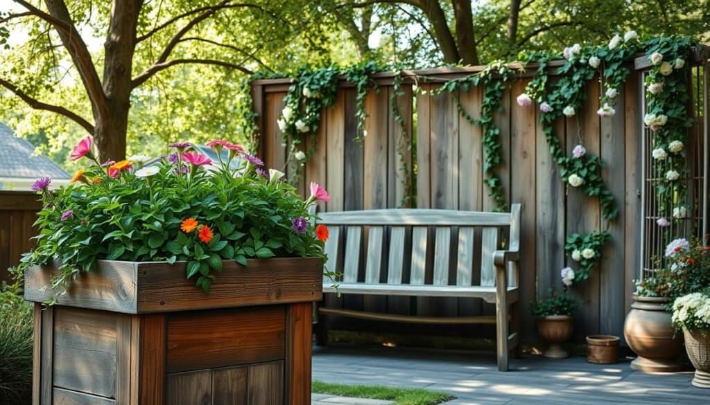 outdoor wood decor inspiration