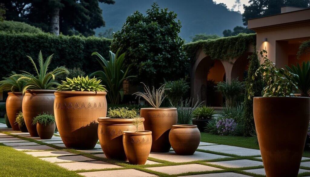 oversized ceramic planters