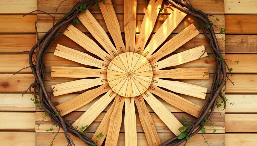 pallet wood wall art