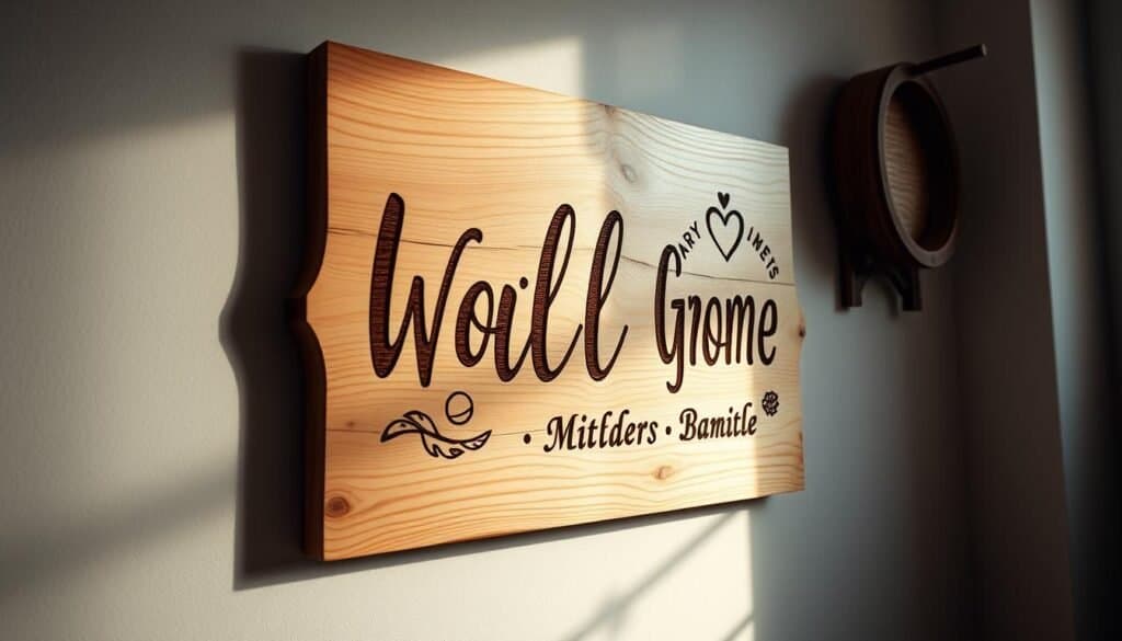 personalized wood wall art