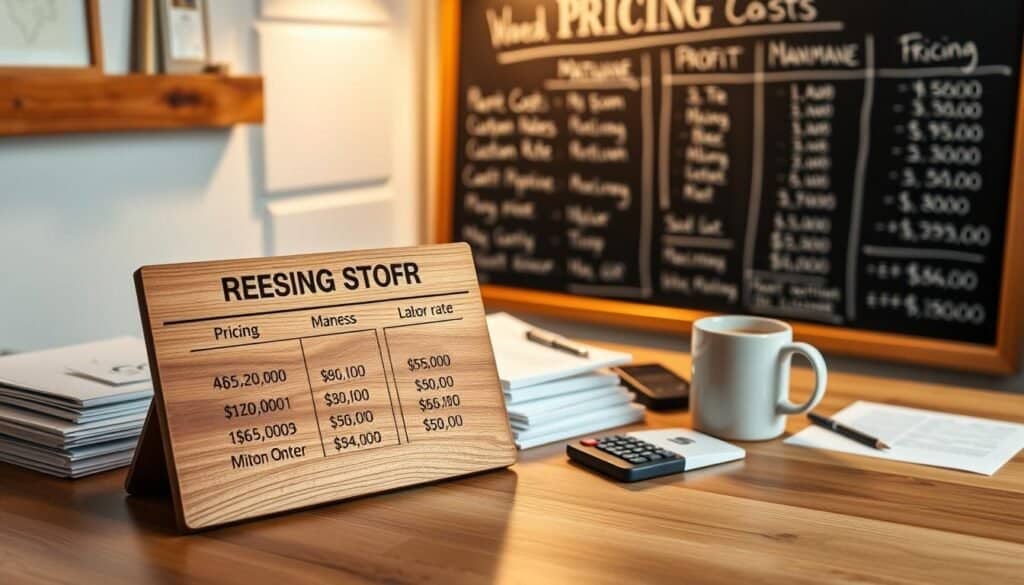 pricing strategies for woodworking business
