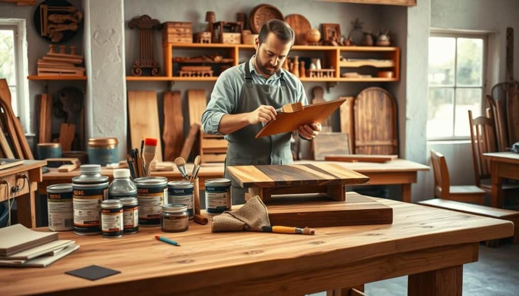 professional wood staining techniques