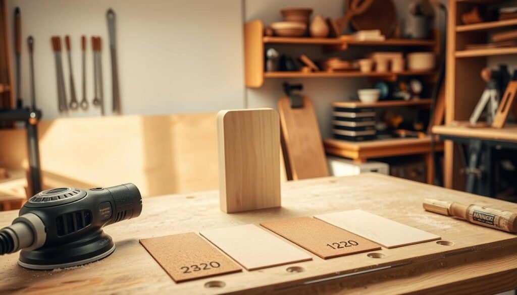 progressive grit sanding method
