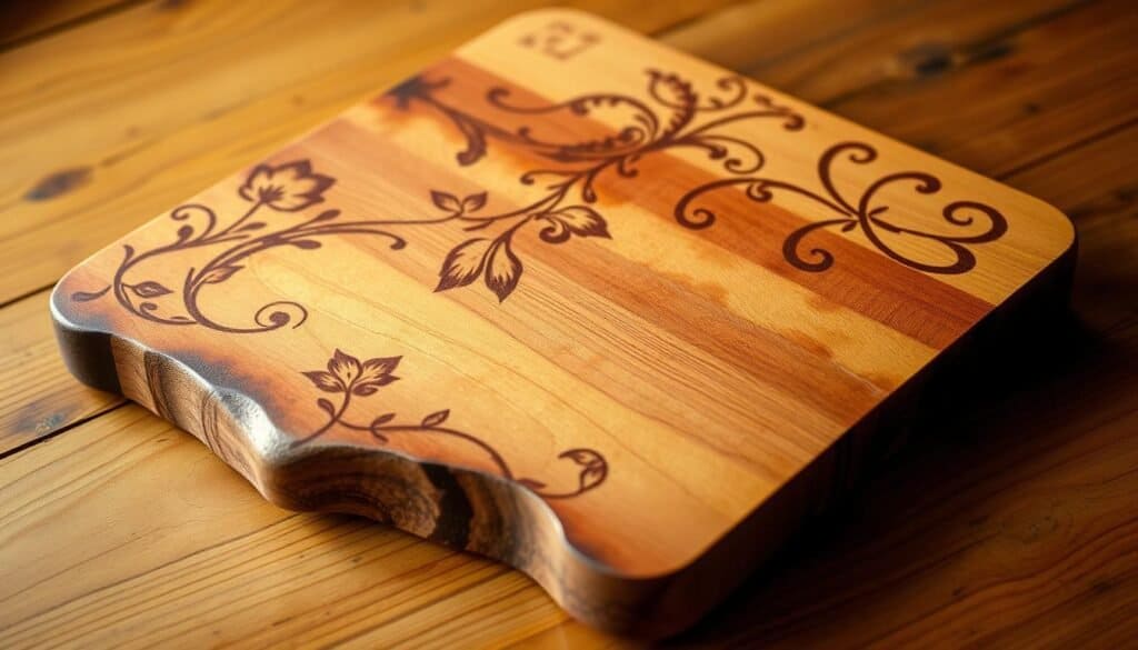 pyrography on cutting boards